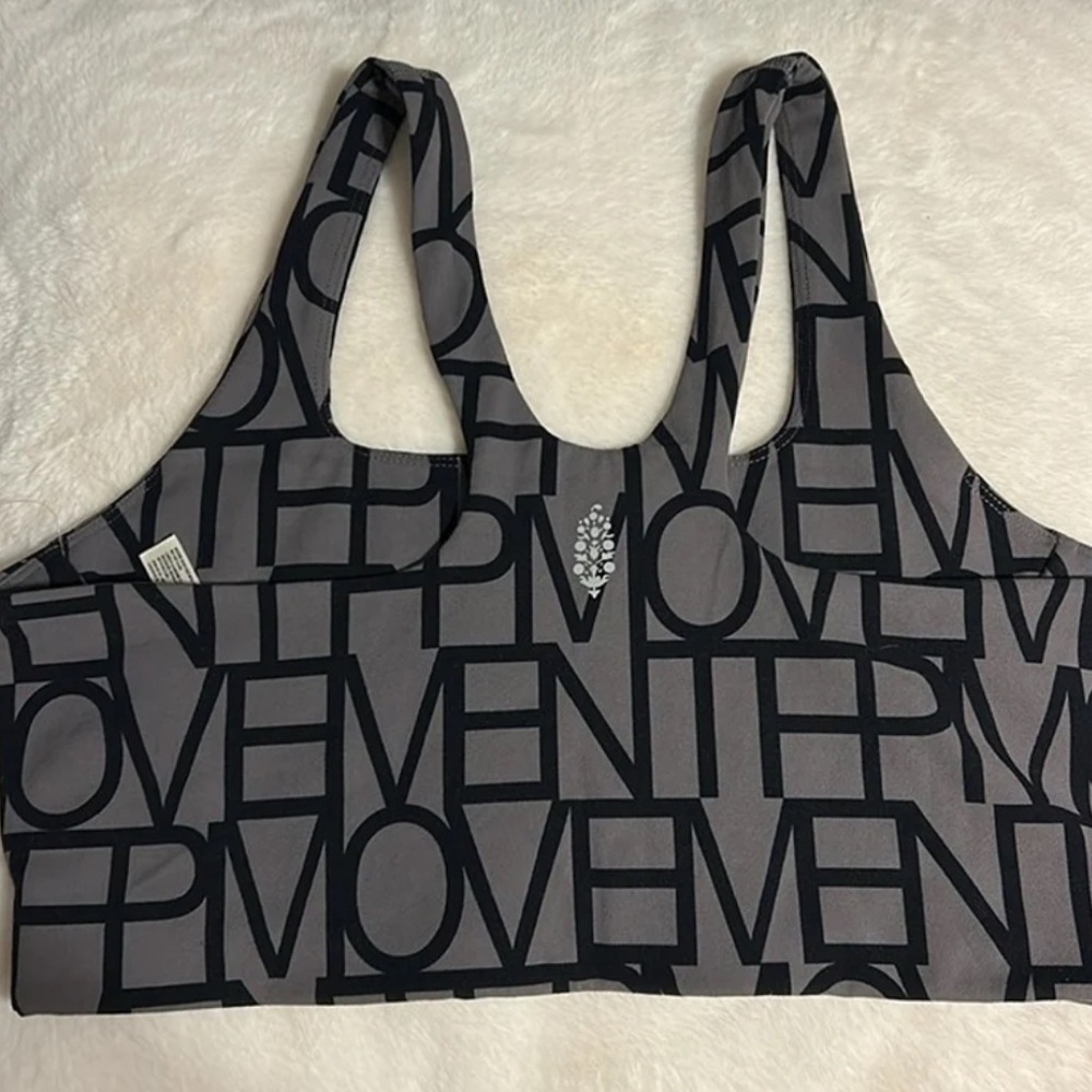 FP Movement Never Better Logo Square Neck Sports Bra - Picture 4 of 4
